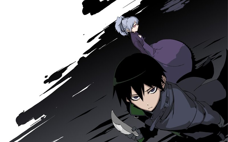 anime characters in action