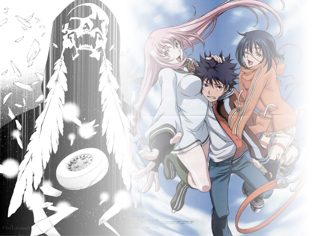 anime characters in action