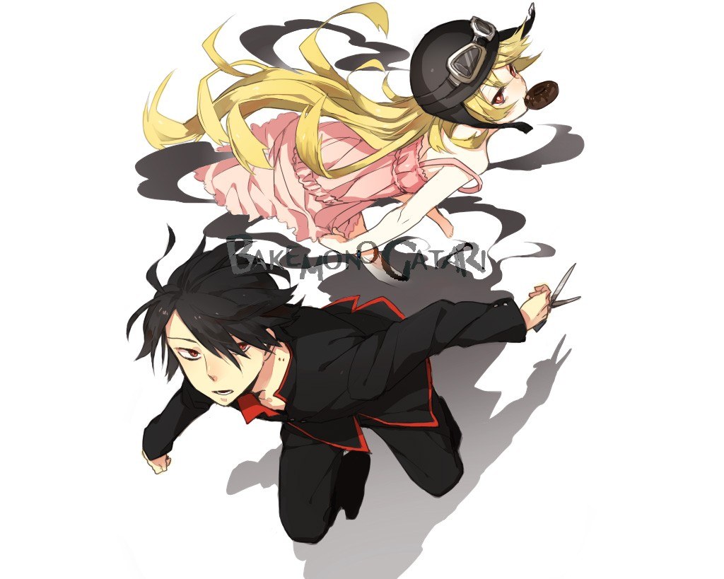 Anime characters in action