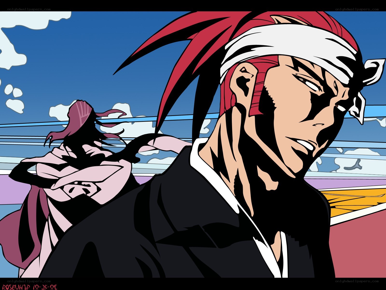 anime characters in action