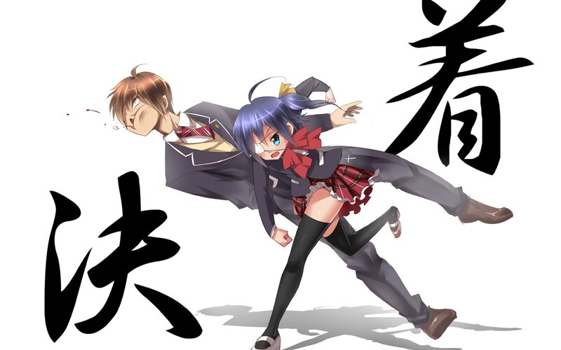 anime characters in action