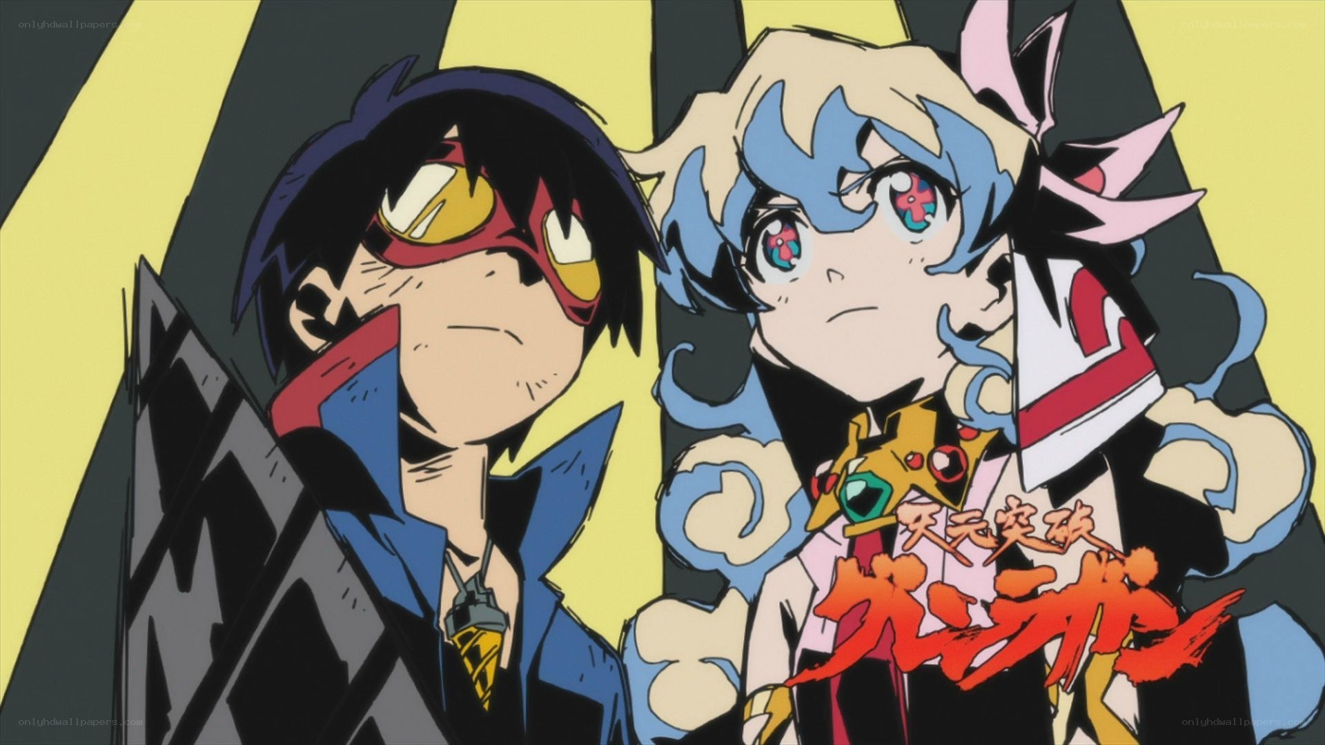 anime characters in action