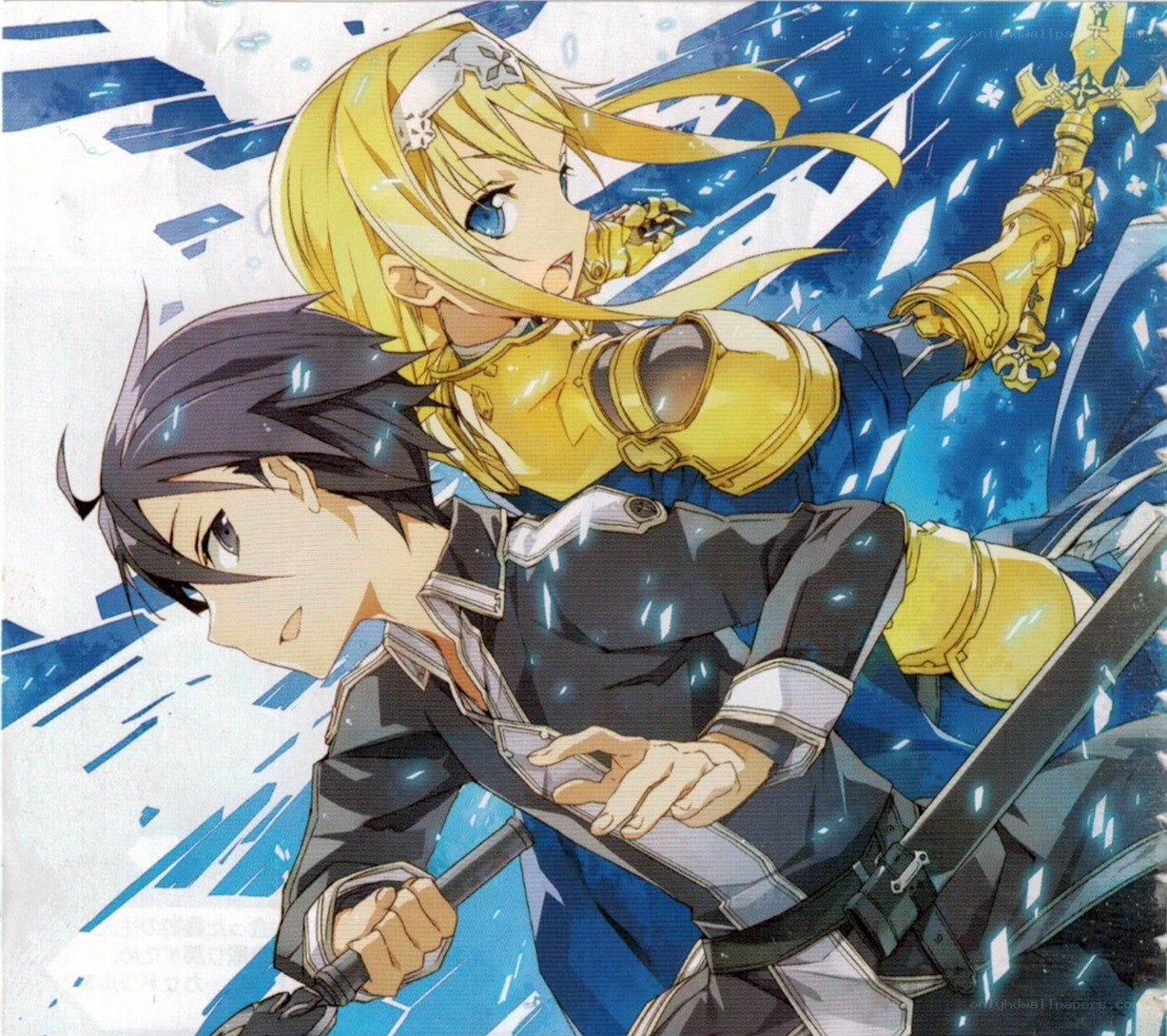 anime characters in action
