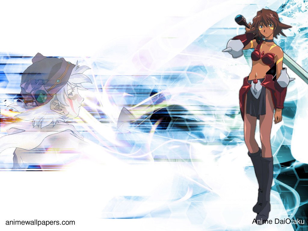 Anime characters in action
