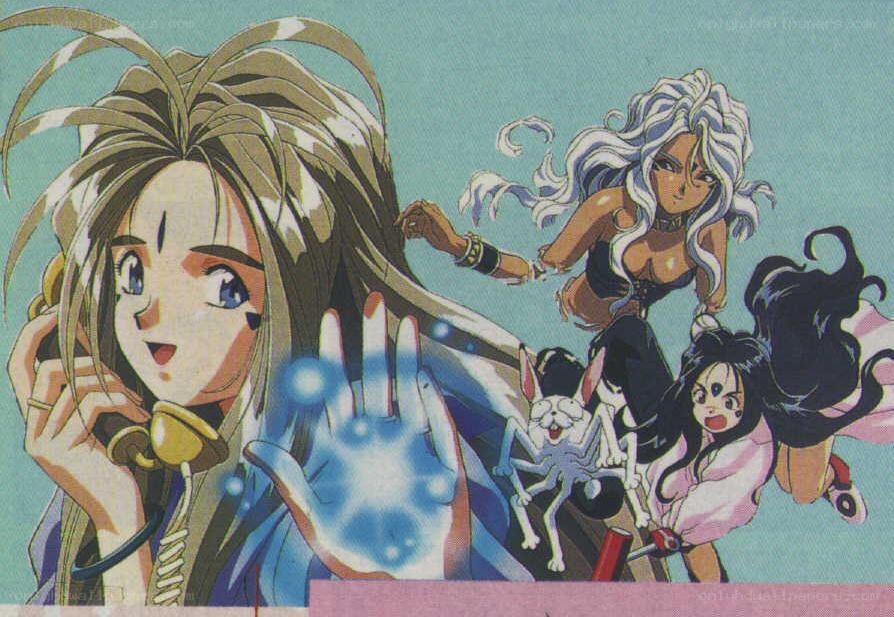 anime characters in action