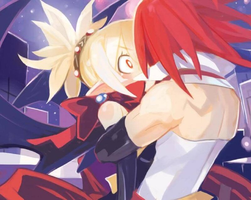anime characters in action