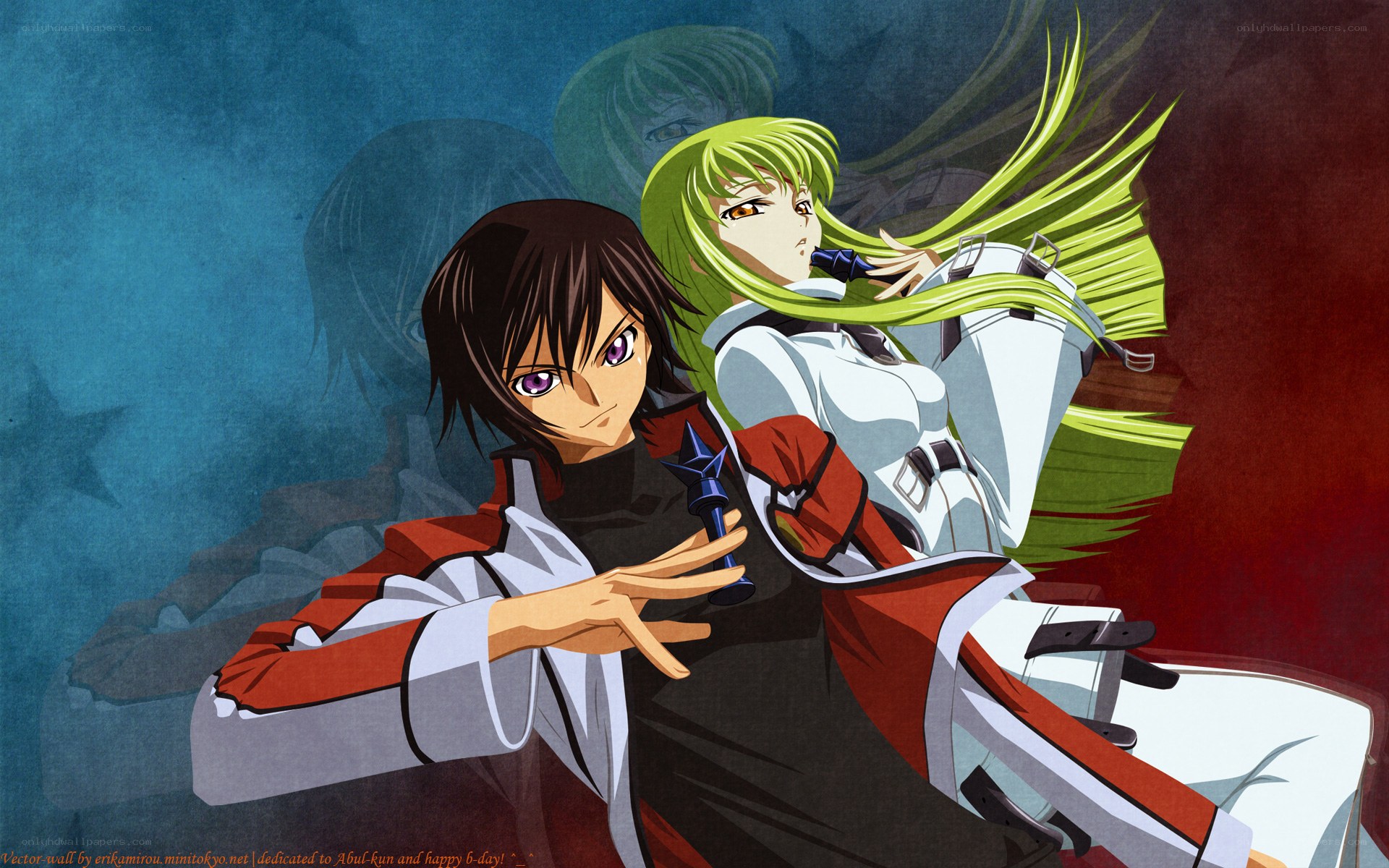 anime characters in action
