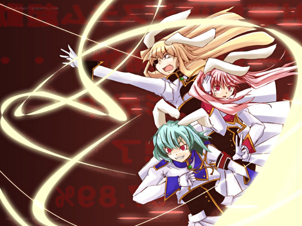 anime characters in action