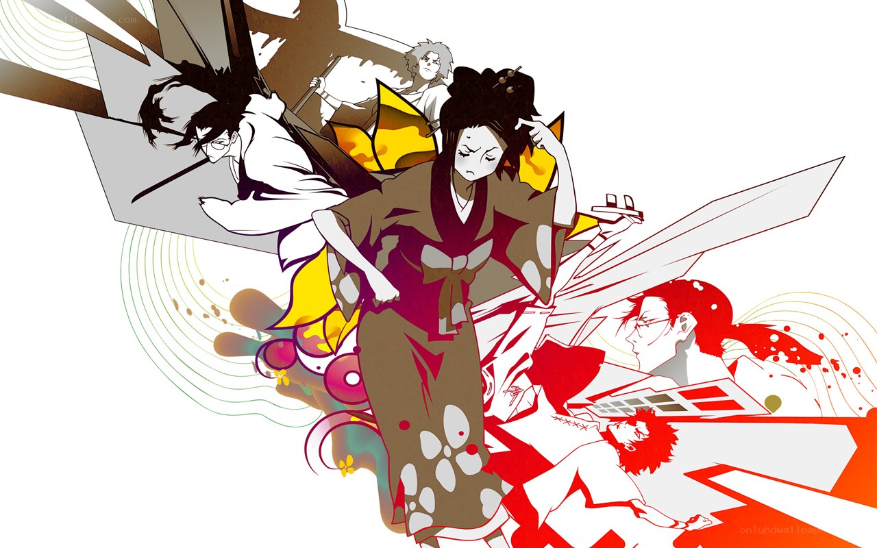 anime characters in action