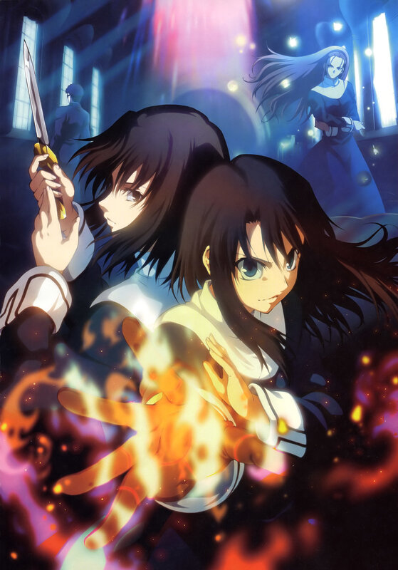 anime characters in action