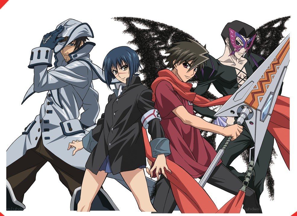 anime characters in action