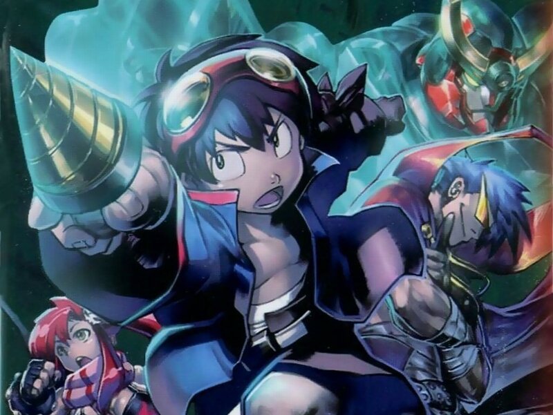 anime characters in action