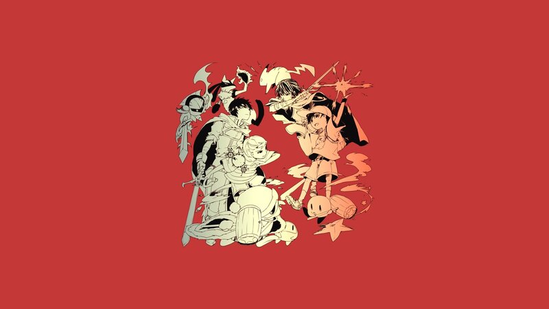 anime characters in action
