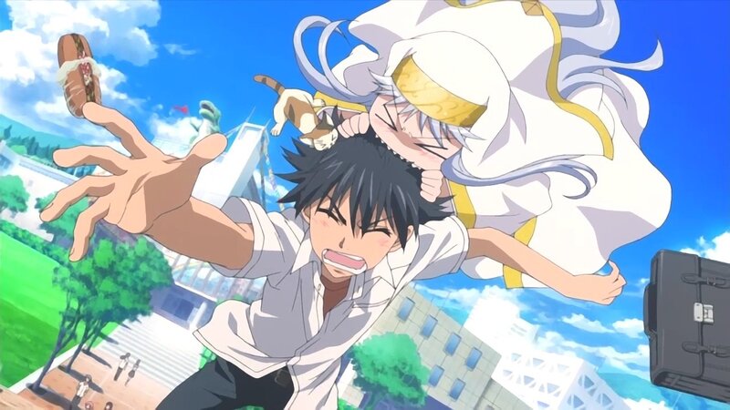 anime characters in action