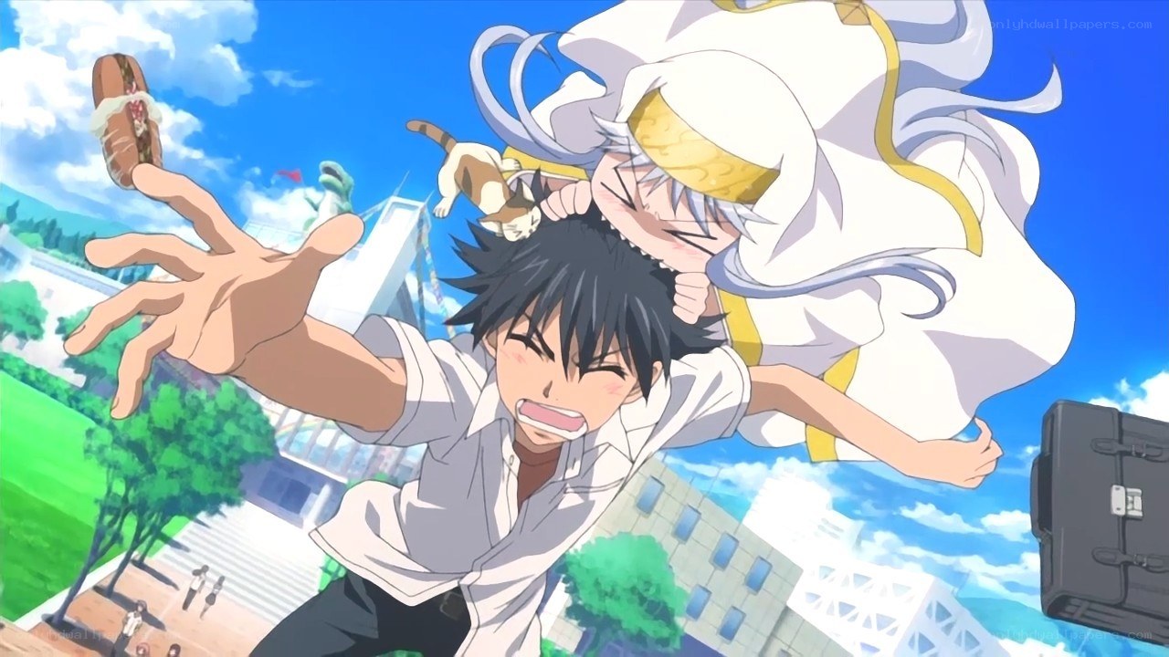 anime characters in action