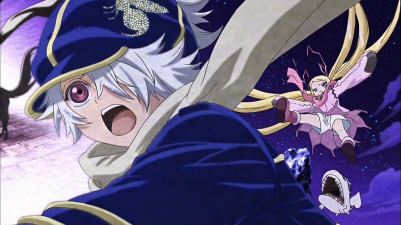 anime characters in action