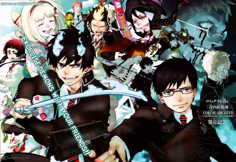 Anime Characters in Action — Black, Dramatic, Manga, Demons, Swords