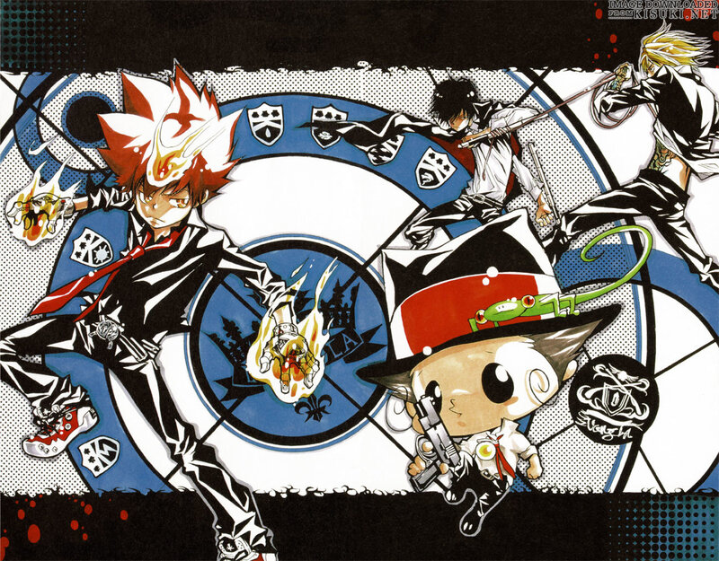 Anime Characters in Action — Black, Dynamic