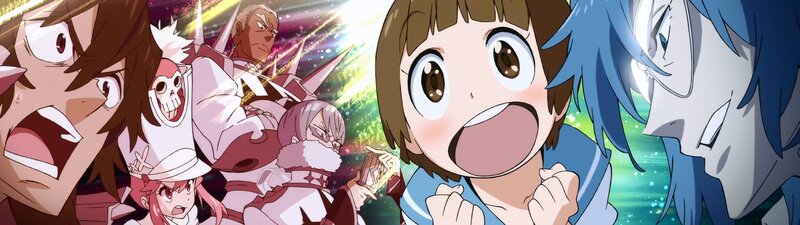Anime Characters in Action — Blue, Dramatic, Fantasy Battle