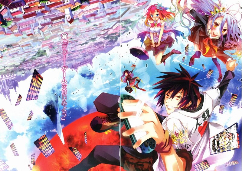 Anime Characters in Action — Blue, Dramatic, Manga, Card Game
