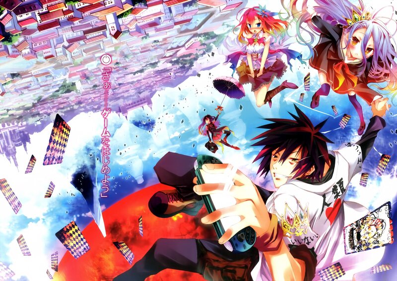 Anime Characters in Action — Blue, Dramatic, Manga, Cards