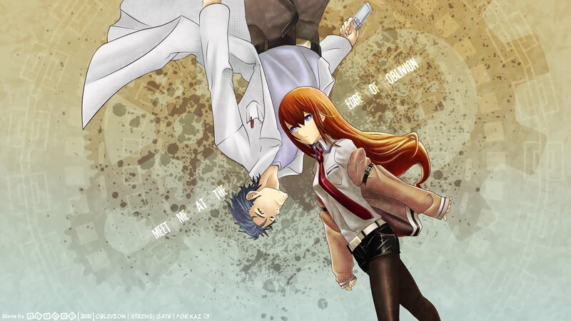 Anime Characters in Action — Brown, Dramatic, Digital Art
