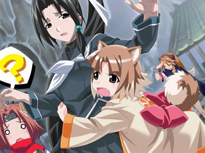 Anime Characters in Action — Gray