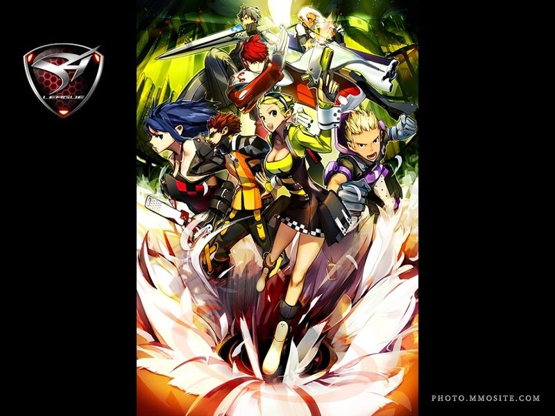 Anime Characters in Action — Green, Dramatic, Sword
