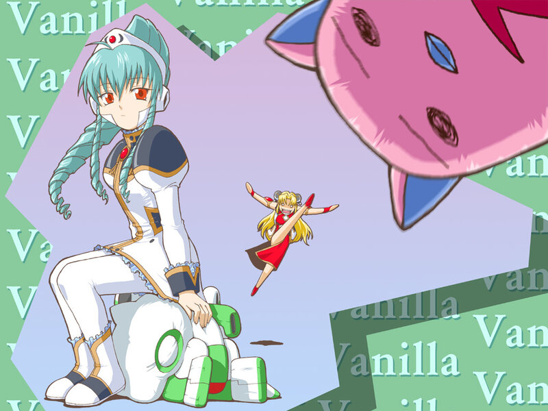 Anime Characters in Action — Green, Dynamic