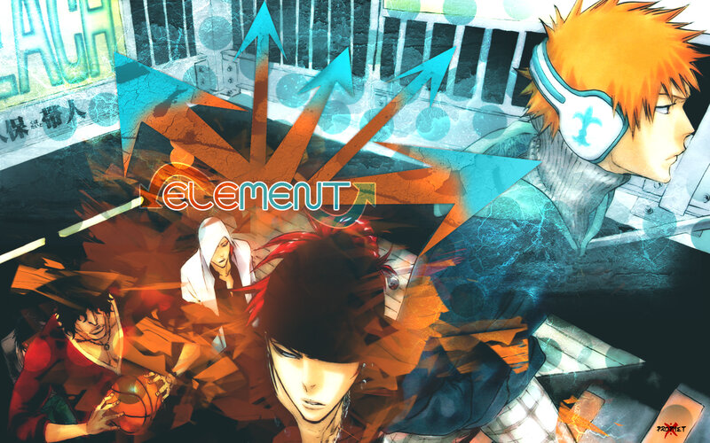 Anime Characters in Action — Orange, Dynamic