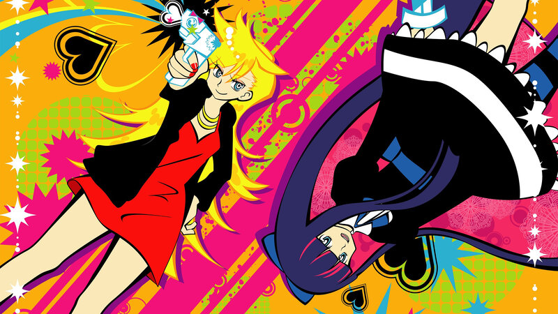 Anime Characters in Action — Pink, Chaotic