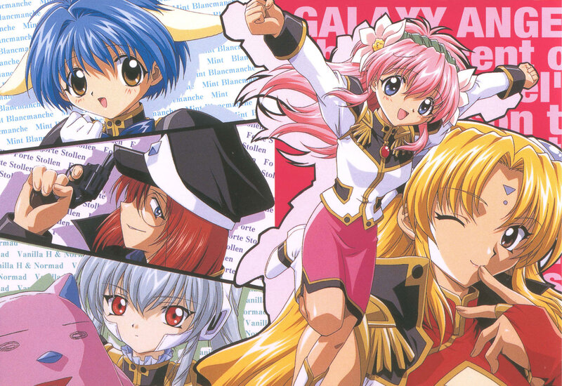 Anime Characters in Action — Pink