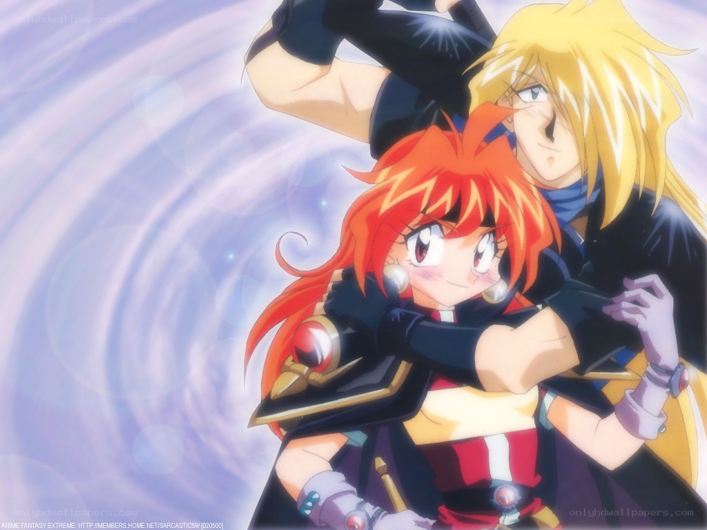 Anime characters in action pose