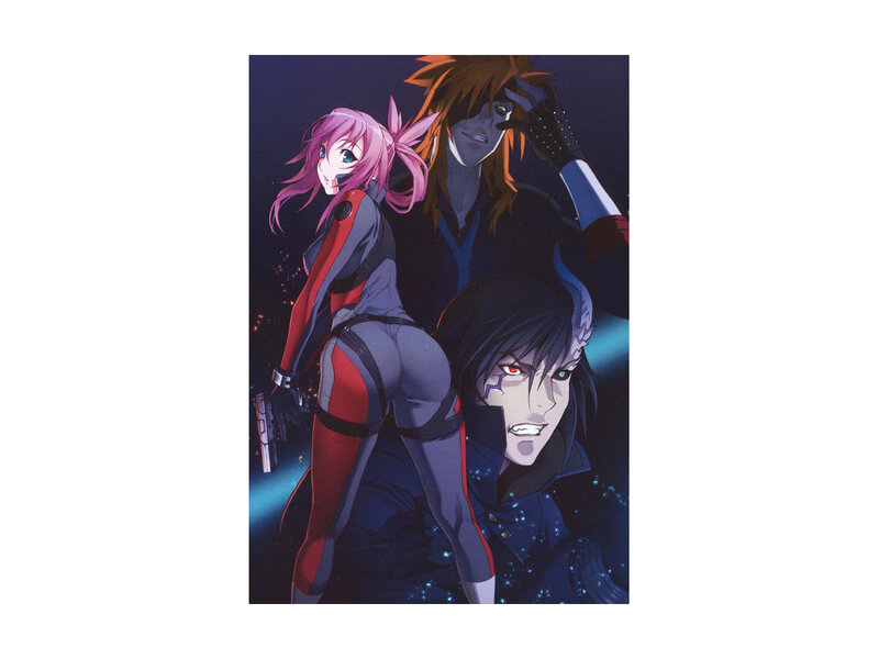 anime characters in action pose