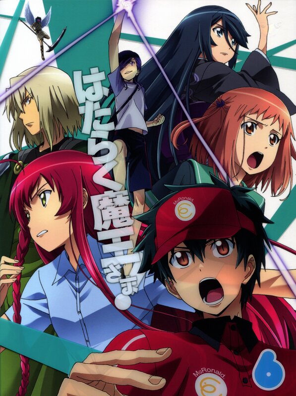 Anime Characters in Action — Red, Dramatic, Magic