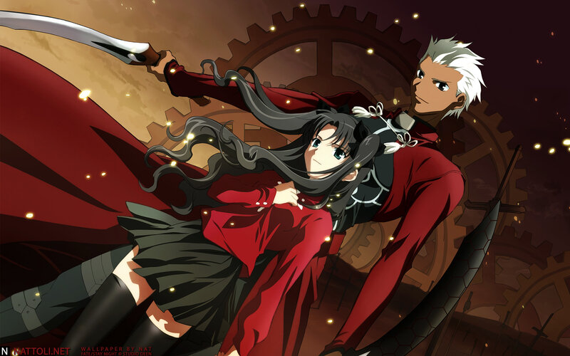 Anime Characters in Action — Red