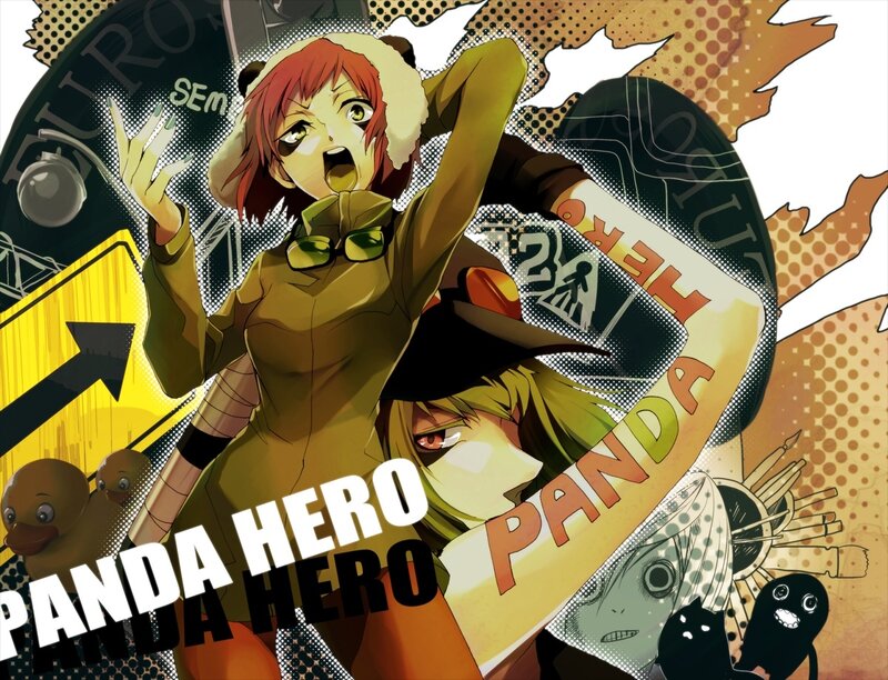 Anime Characters in Action — Yellow, Dynamic, Manga