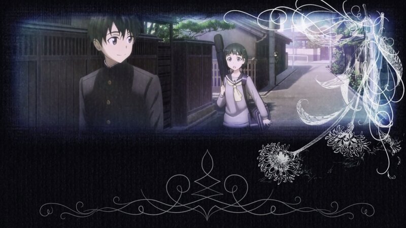 Anime Characters in Alley — Black