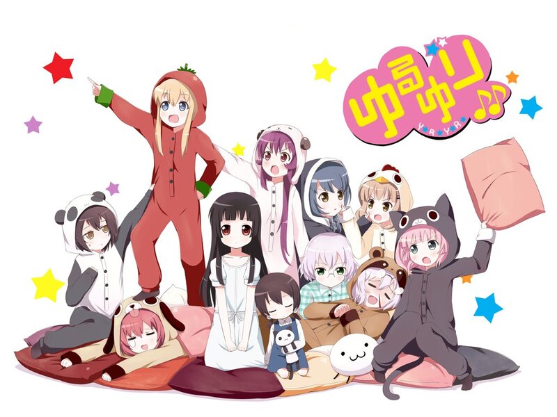 anime characters in animal onesies