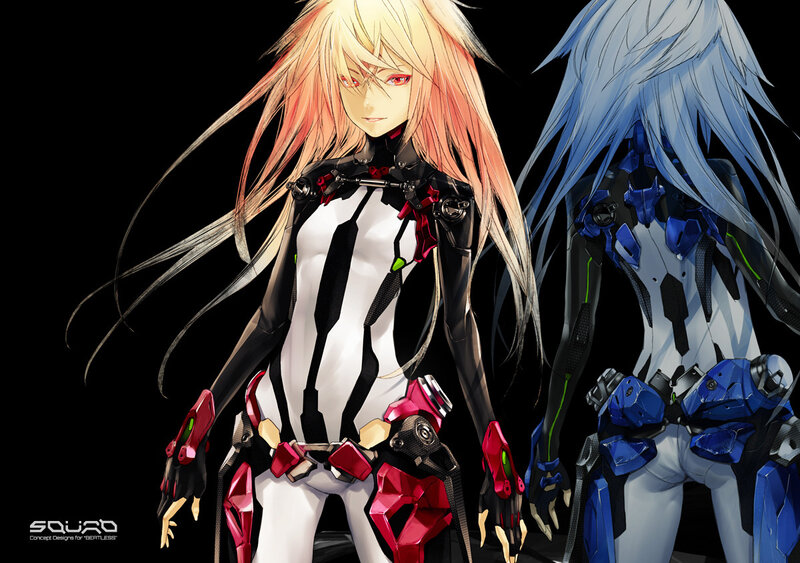 Anime Characters in Armor — Black