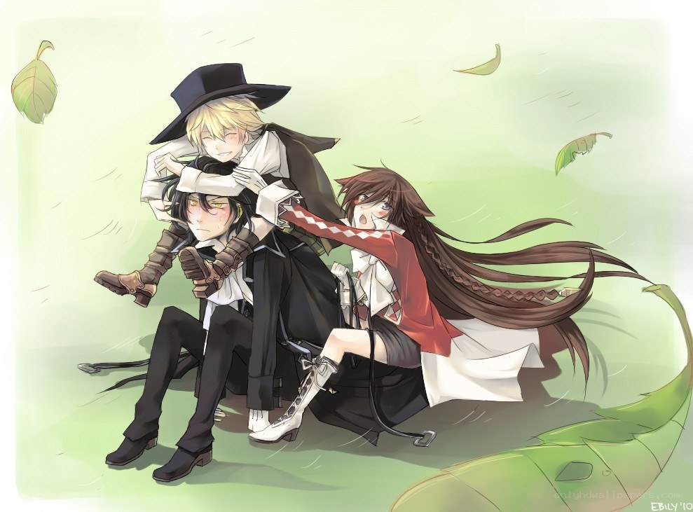anime characters in autumn
