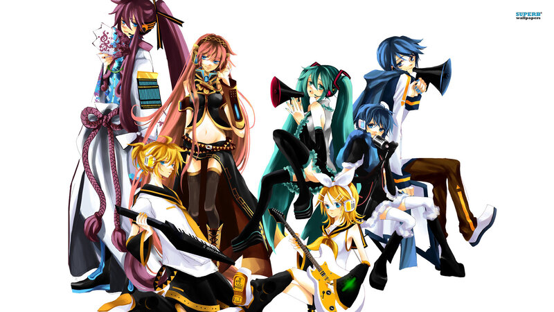 Anime Characters in Band