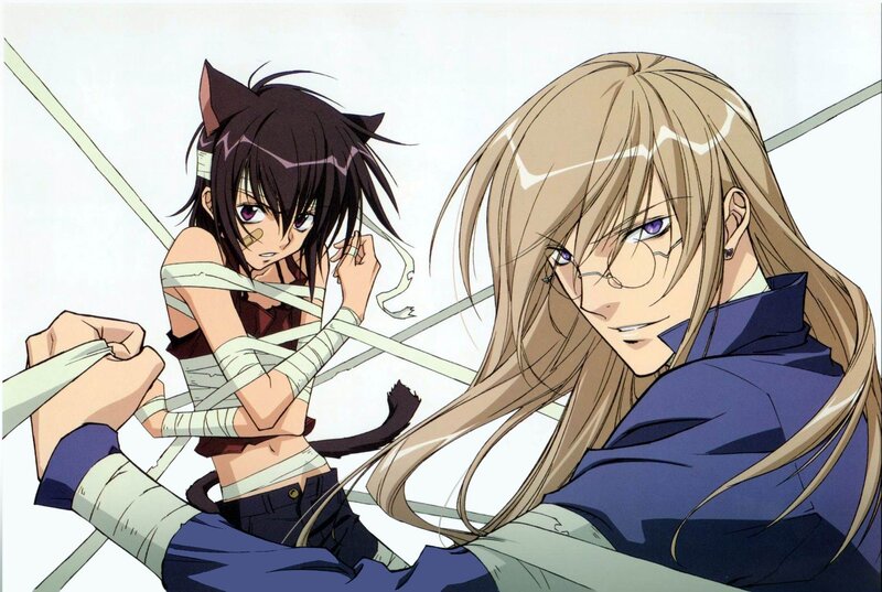 Anime characters in bandages