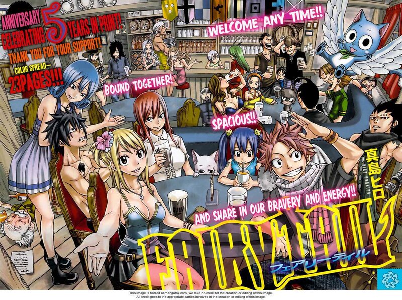 Anime Characters in Bar — Blue, Lively