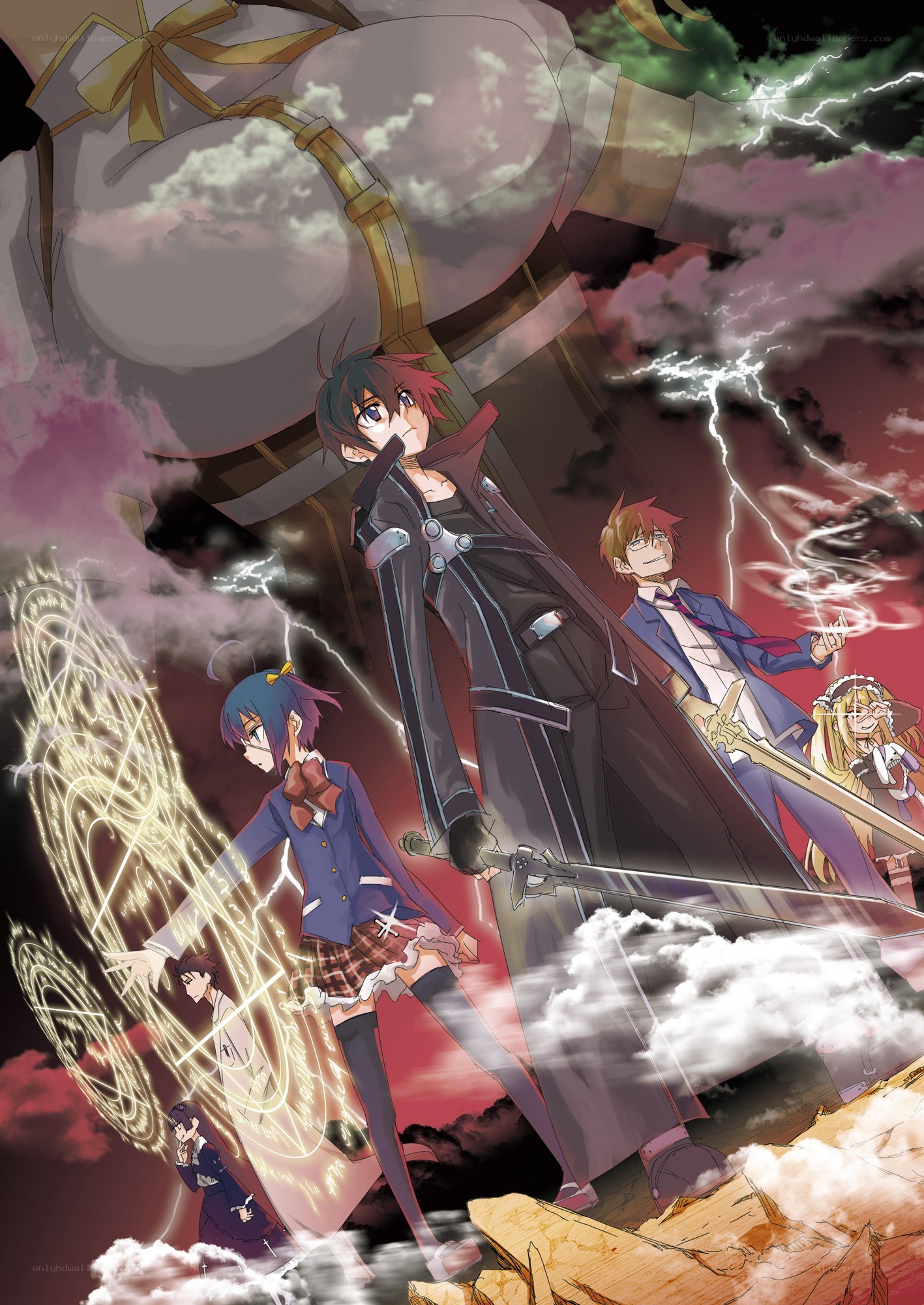 anime characters in battle