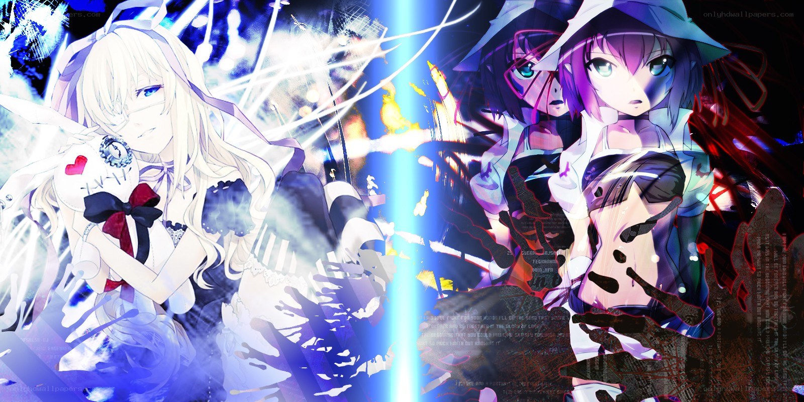 anime characters in battle
