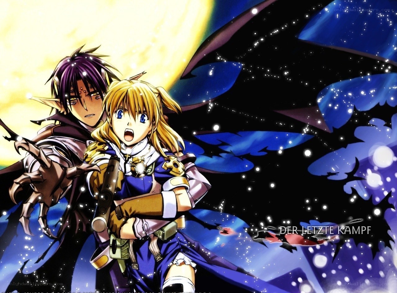 Anime characters in battle