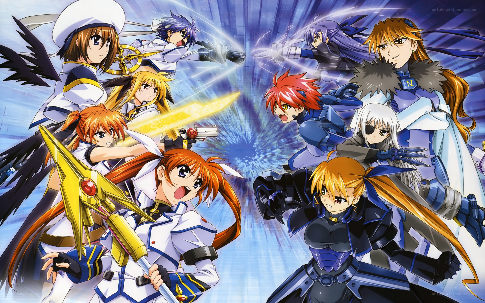 anime characters in battle