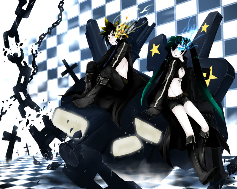 Anime characters in battle