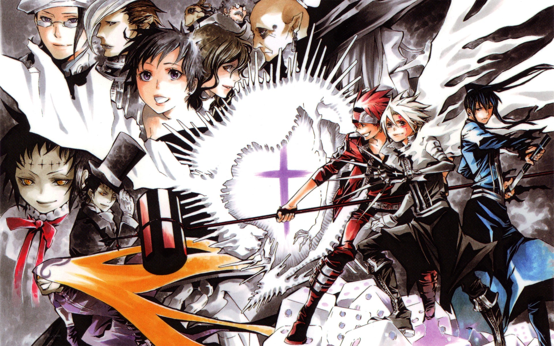 anime characters in battle